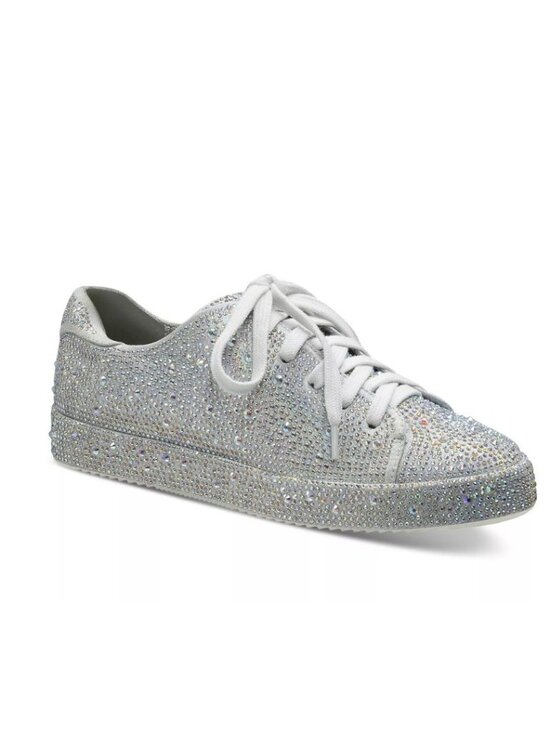 INC International Concepts Shoes - 79$ I.N.C. International Concepts Bling Lola Sneakers Women's Size 5 Silver